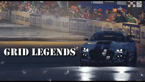 Grid Legends PC - Race replay in rainy conditions using G27 wheel.