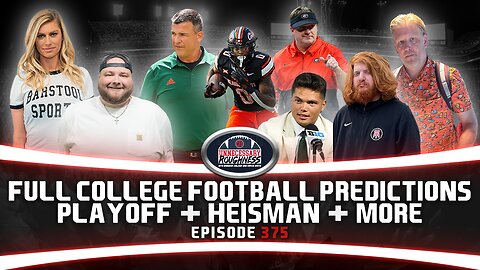 FULL COLLEGE FOOTBALL PREDICTION PLAYOFFS + HEISMAN + MORE