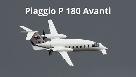 Piaggio P 180 Avanti - Sons Estranhos #avião #aviação