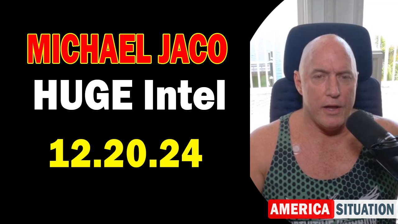 Michael Jaco HUGE Intel 12.20.24: "Elon Musk As Speaker Of The House?"