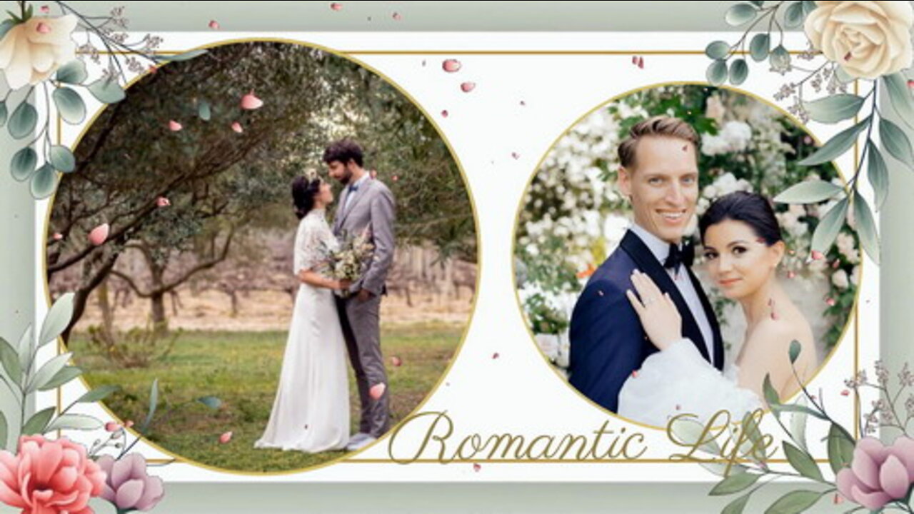 Romantic Wedding - Project for Proshow Producer