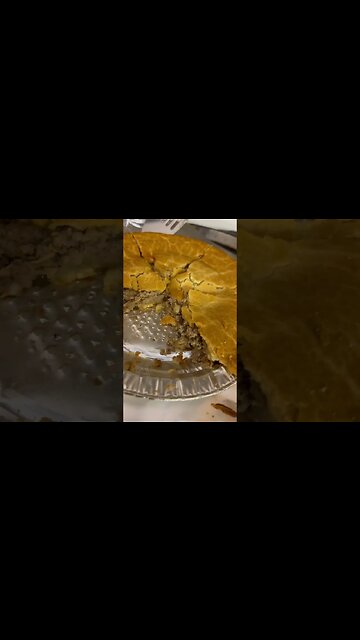 Canadian Tourtière Meat Pie 🥧🤤 #canada #canadian