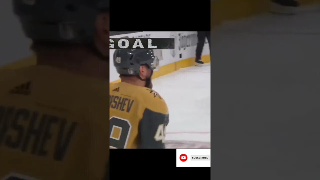 Барбашев открыл счет в пятой игре серии за Вегас#хоккей #гол #нхл #shorts