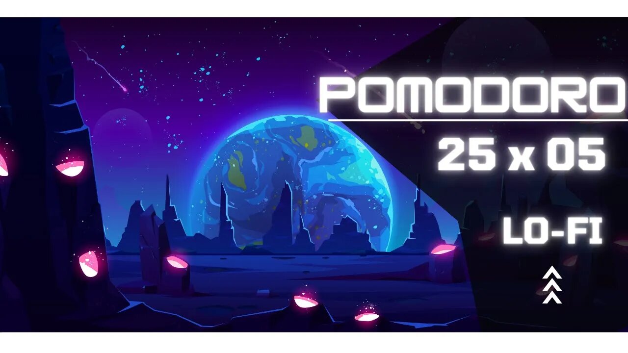 🍅Timer Pomodoro 25x05 | Timer para Estudar | Lofi Music.🍅