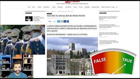 US Mil Academy At West Point FORCING INJECTIONS ON CADETS | 4 MILLION ADVERSE REACTIONS!