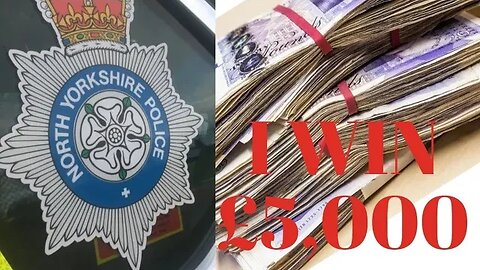 @northyorkshirepolice Paid Me £5,000, again I win
