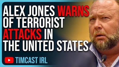 ALEX JONES WARNS OF TERRORIST ATTACKS IN THE US, THE DEEP STATE WANTS WORLD WAR 3