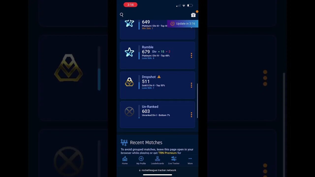 Used to put it down in Rocket League. 👑 Rocket League stats from Tracker Network