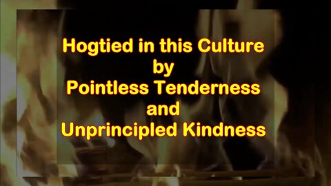 Hogtied in this Culture by Unprincipled Kindness