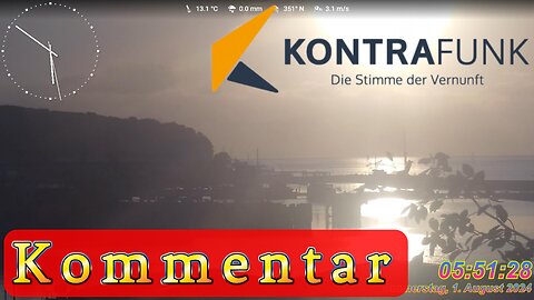 Kommentar im Kontrafunk 01.08.2024 - Frank Wahlig #glaubewenig, #hinterfragealles, #denkeselbst