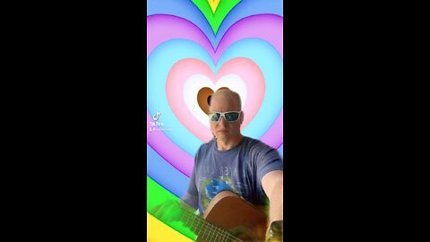 A little guitar playing early days of streaming, no longer on TikTok