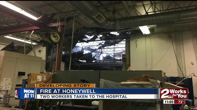 Honeywell Aero-Space damaged after morning fire