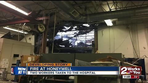 Honeywell Aero-Space damaged after morning fire