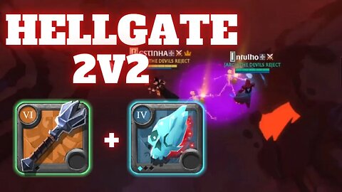 HELLGATE 2v2 MAÇA E PRISMA FROST - ALBION ONLINE