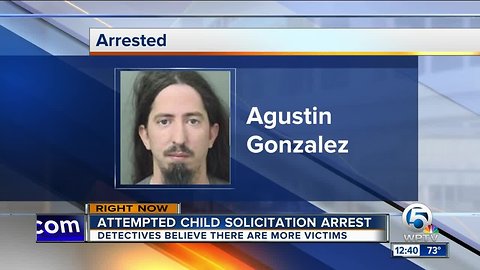 Arrest for attempted child solicitation