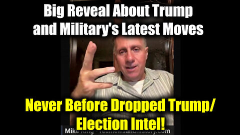 Mike King MAJOR News - Never Before Dropped Trump/Election Intel