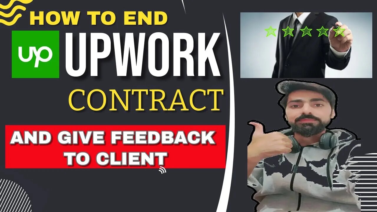 how to end up-work contract and give feedback to client in urdu and english