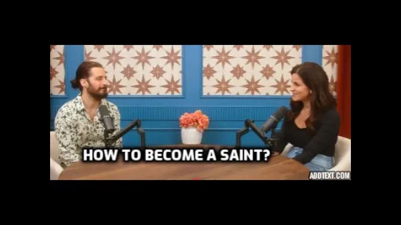 Jonathan Roumie goes on Lila Rose's Podcast- Talking about how to become a saint- excerpt