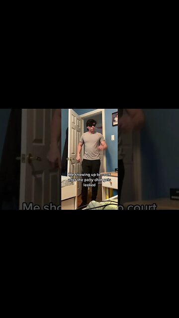 Walking Into Court After The Party Chat Gets Leaked…😎 | #shorts #funny