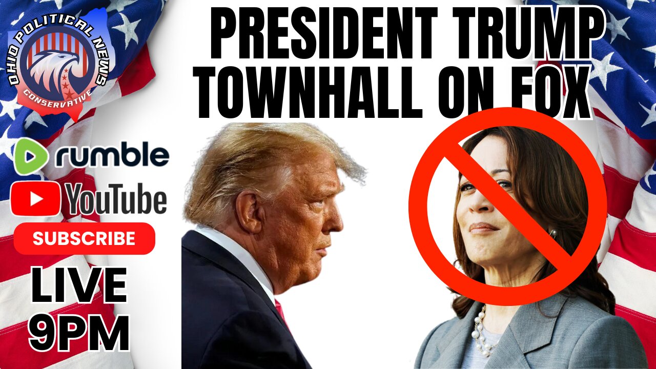 President Trump townhall on Fox Without Kamala Harris