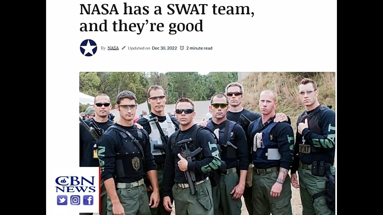 FEDERAL AGENCIES WITH NO LAW ENFORCEMENT POWERS ARE STOCKPILING AMMO, AND NASA HAS A SWAT TEAM