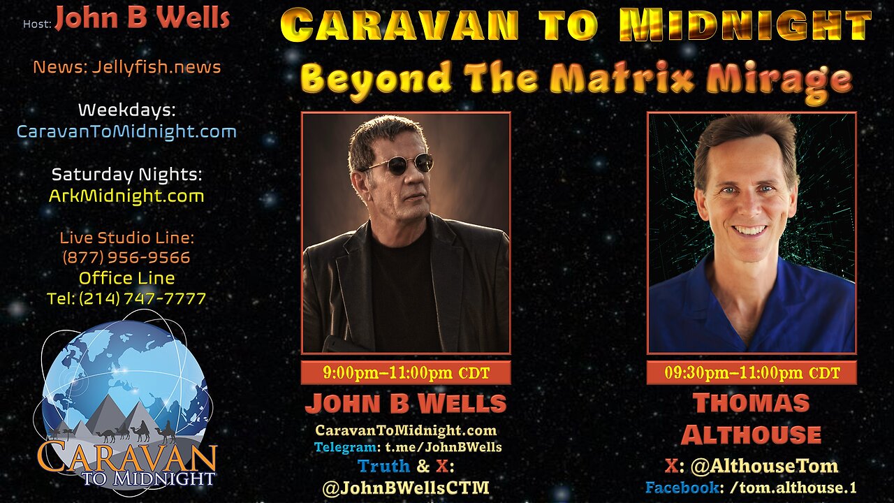 Beyond The Matrix Mirage - John B Wells LIVE