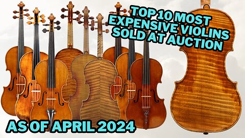 Top 10 Most Expensive Violins Ever Sold At Auction - #top10 #violin - Stradivari / Guarneri del Gesu