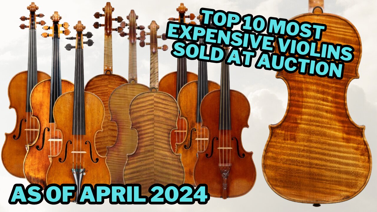 Top 10 Most Expensive Violins Ever Sold At Auction - #top10 #violin - Stradivari / Guarneri del Gesu