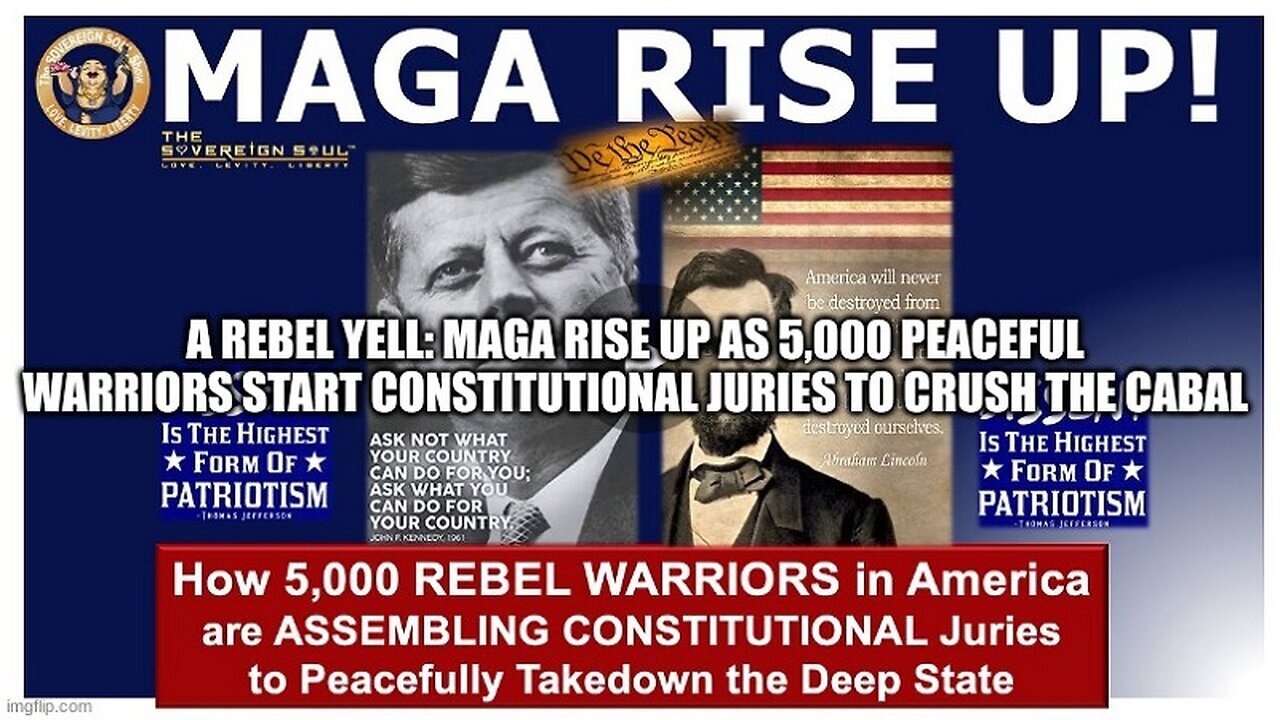 MAGA RISE UP as 5,000 Peaceful WARRIORS Start Constitutional Juries to Crush the Cabal 1/14/24..