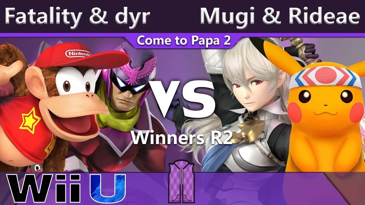 Fatality & MVG|dyr vs. Mugi & Shoq|Rideae - Wii U Doubles Winners R2 - CTP2