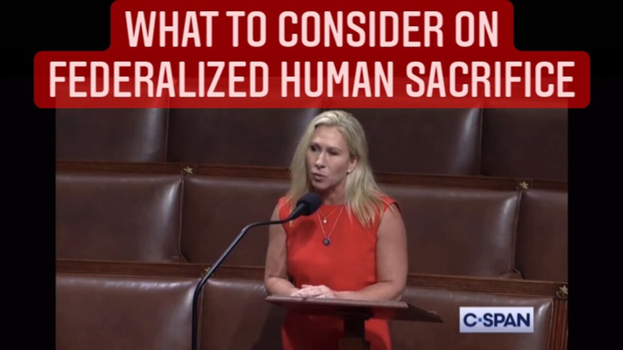 What to Consider on Federalized Human Sacrifice