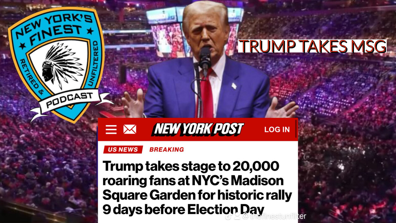 Historic Trump Rally At NYC's Madison Square Garden