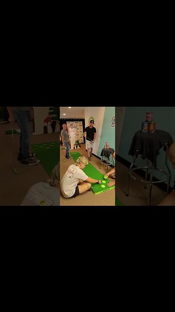 Golf Ball Putt Putt Challenge! #challenge