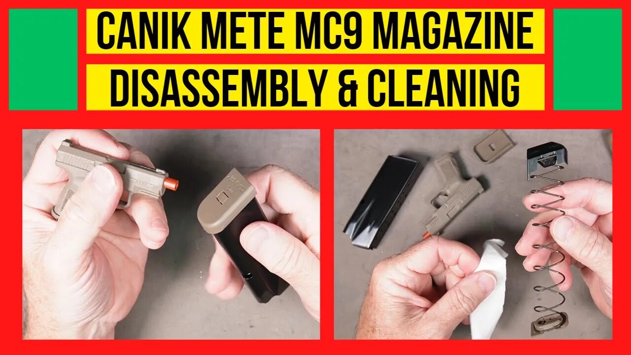 Canik METE MC9 Magazine Disassembly & Cleaning