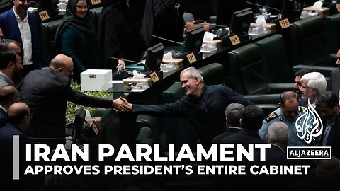 Iran parliament approves president's entire cabinet, a first since 2001