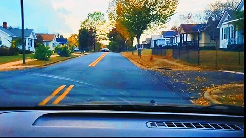 Vlog 📹 "JIGGY SUNDAY DRIVE FALL COLORS" autumn leaves foliage pretty car sounds driving asmr 2024