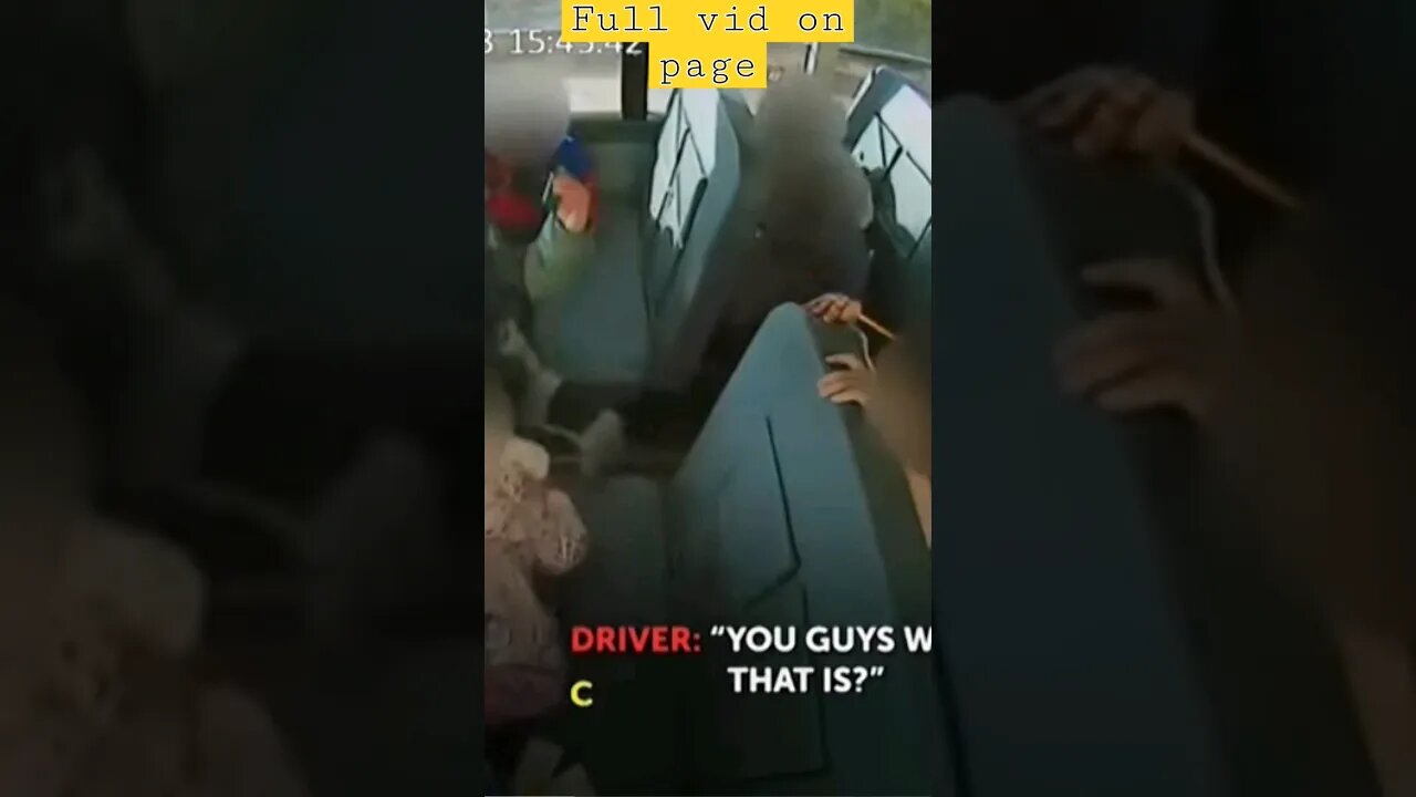 bus driver fired, brake checks with 30 kids on bus