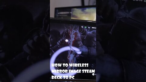 [How To] Steam Deck I Wireless Mirror Image To PC For Streaming - Very Easy #shorts