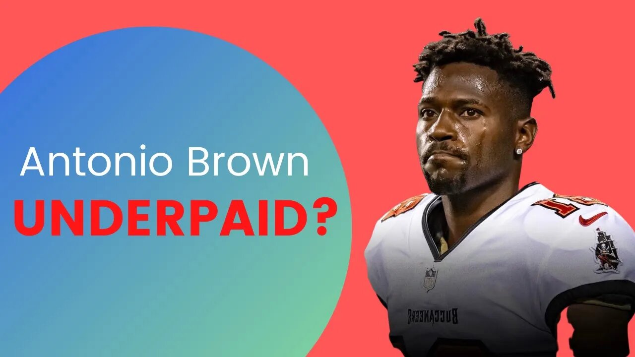 Antonio Brown says he's UNDERPAID?