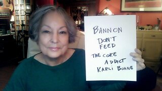 Bannon's WarRoom Re: Karli Bonne's Addiction To Stealing Other People's Content For Her Own Gain