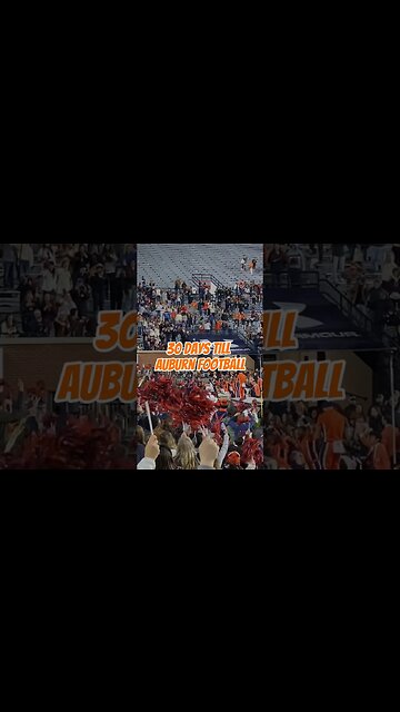 Countdown to Auburn Football: 30 Days! #auburnfootball #auburn #collegefootball