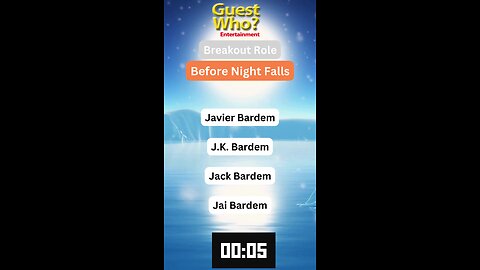 Guest Who #71 Quiz, Info, Facts and a Quote! | Before Night Falls