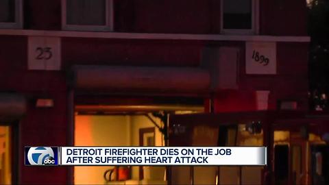 Colleagues remember Detroit firefighter who died of heart attack