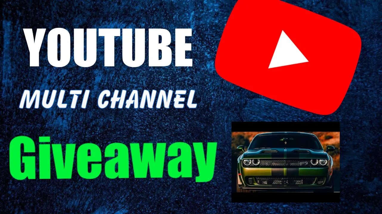 Massive Multi Channel Giveaway