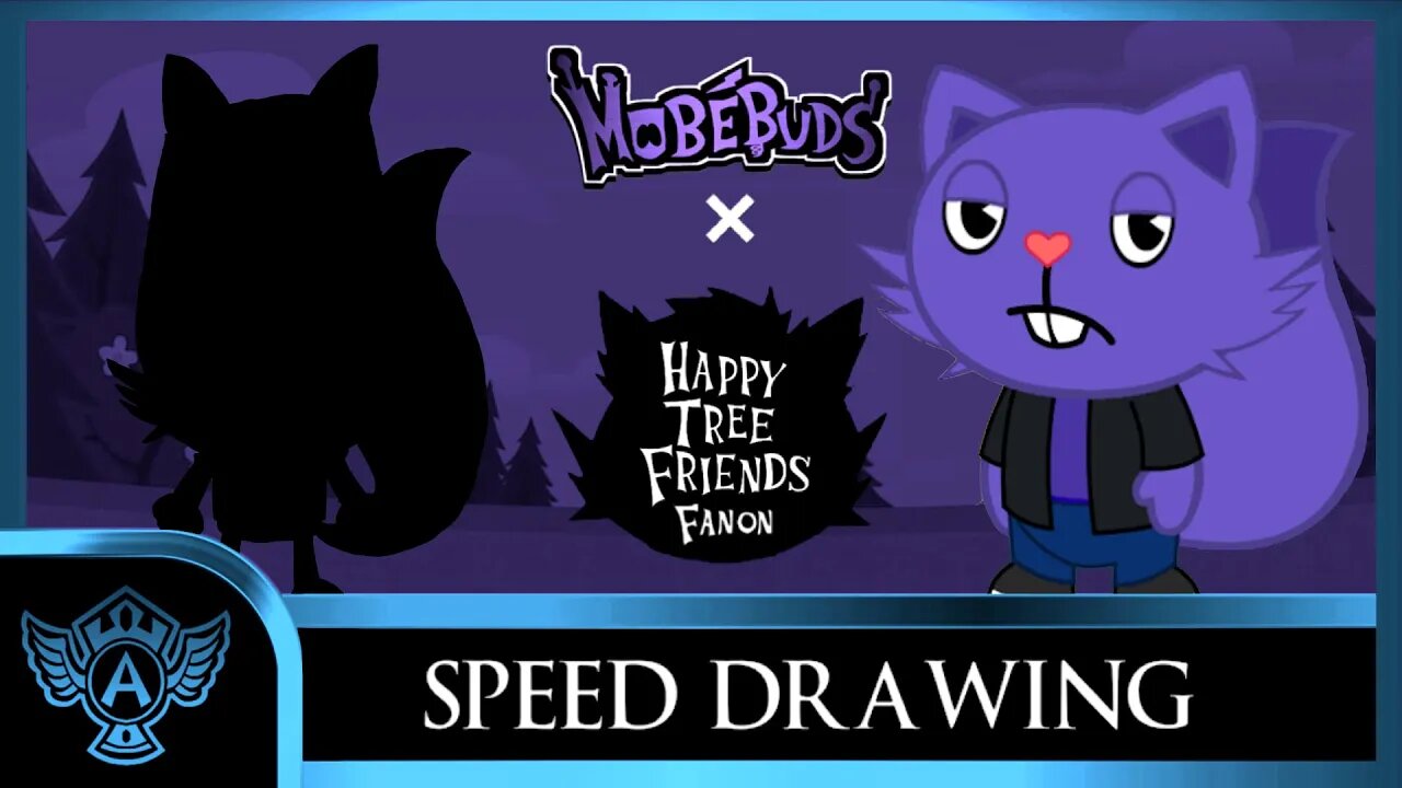 Speed Drawing: Happy Tree Friends Fanon - Nikolai | Mobebuds Style