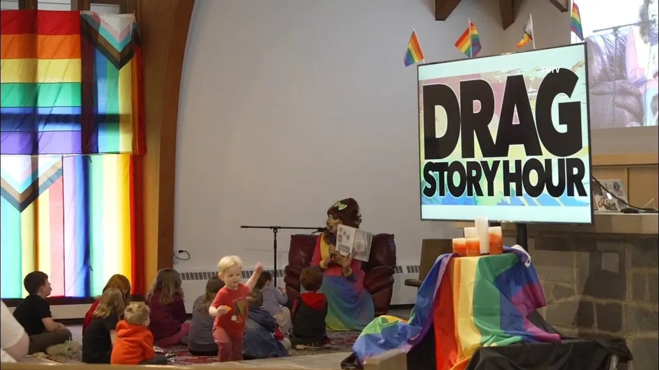 Drag Queen Story Hour held in Chesterland Ohio Church [Full Video]