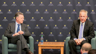 October 22, 2018 - Nobel Peace Prize Recipient Juan Manuel Santos with Students at DePauw University