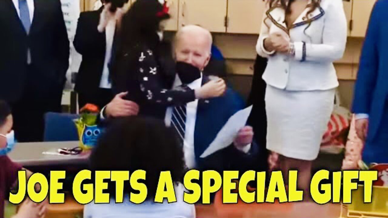 Joe Visits a Classroom, and gets a Special Gift 🤣 #LGB