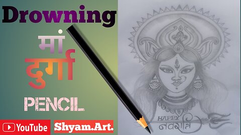 How To Draw Maa Durga, Navaratri festival, Indian Art..