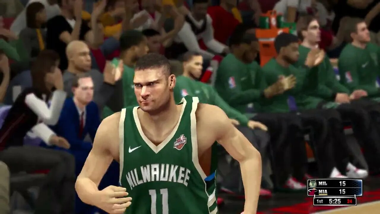 NBA Simulations: The 2021 Milwaukee Bucks vs The 2013 Miami Heat @ American Airlines Arena